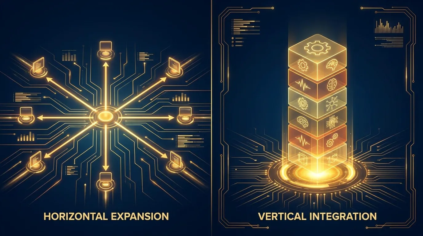 Visual contrast of OpenClaw&rsquo;s breadth versus Hermes&rsquo;s depth architectures