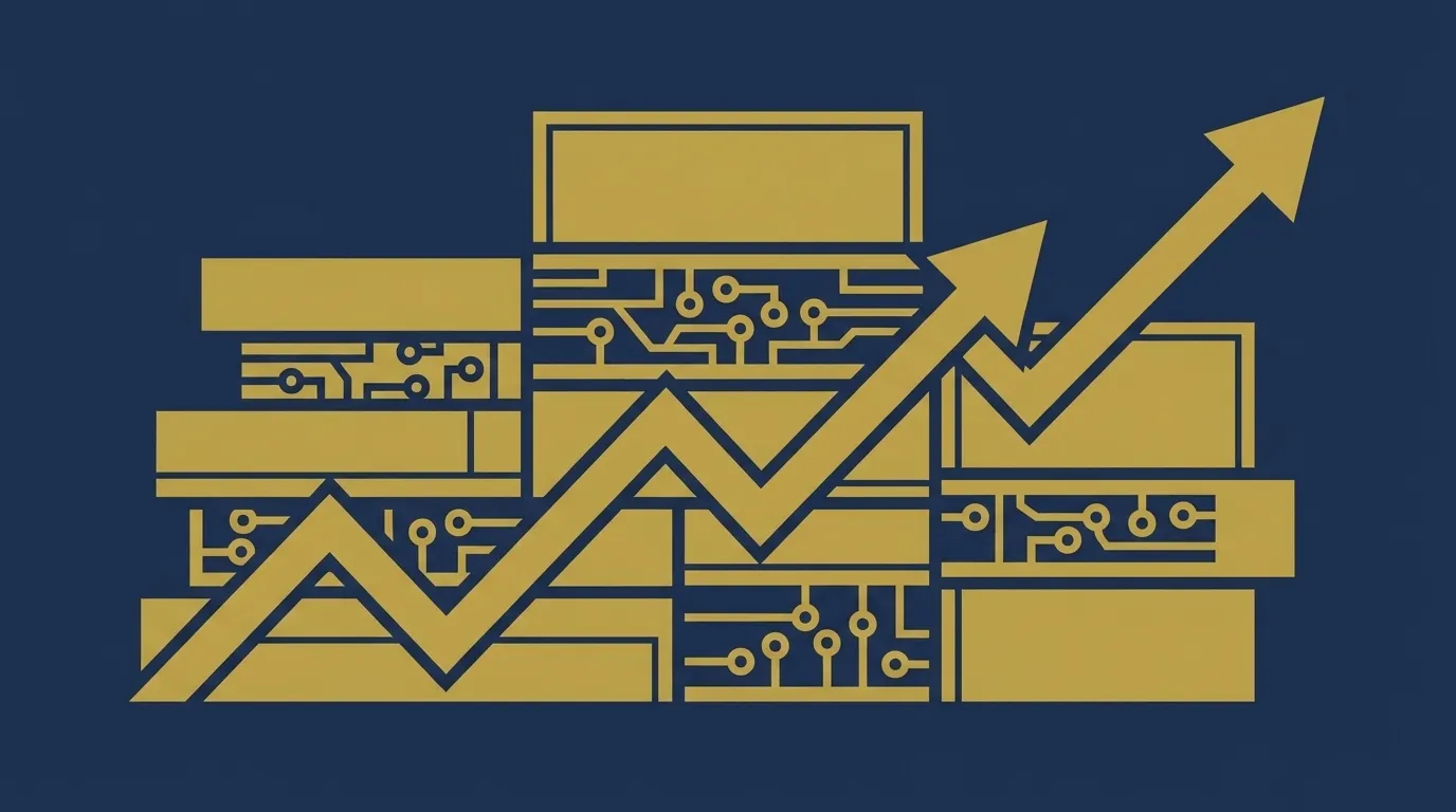 Abstract geometric illustration representing stable AI agent production infrastructure